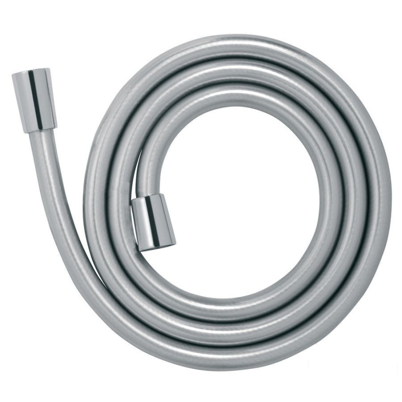 Wąż natryskowy PVC L - 150cm, srebrny połysk Ferro (W41)