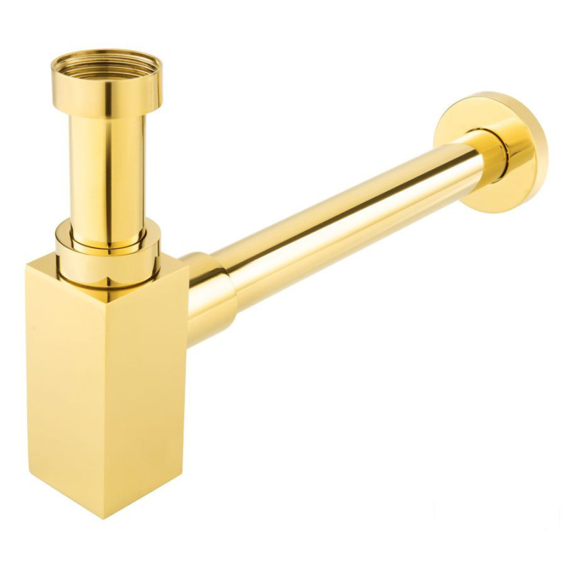 Syfon 5/4", złoty Quadro Ferro (S280G)