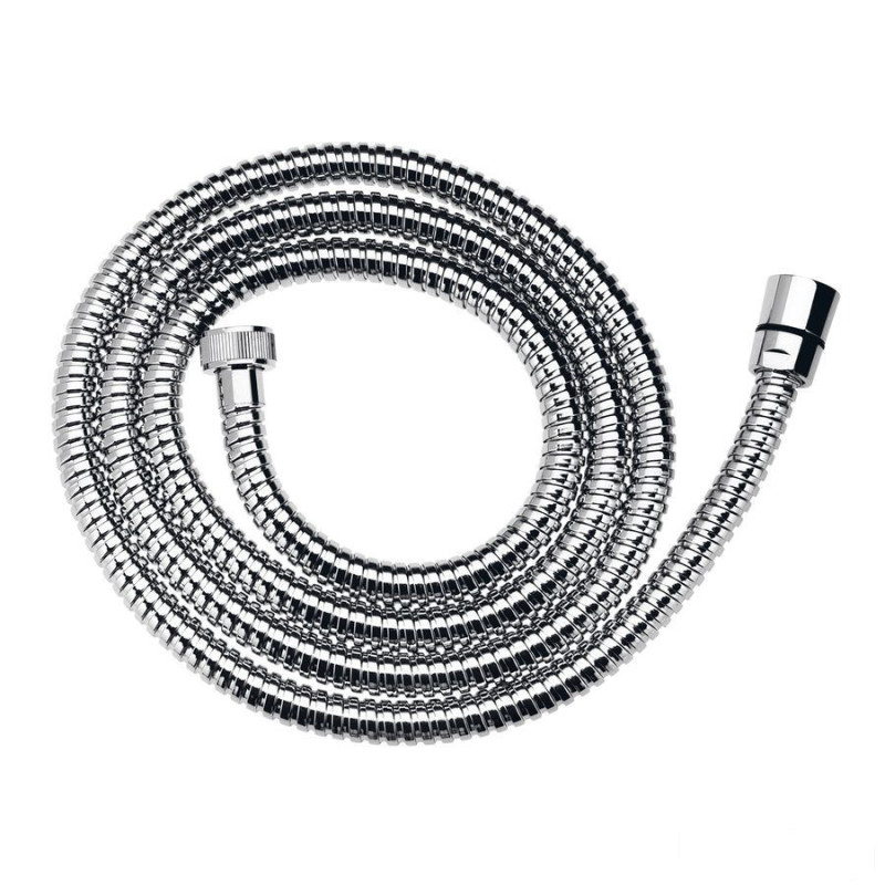 Wąż natryskowy w oplocie metalowym L - 175 cm, chrom Ferro (W07)