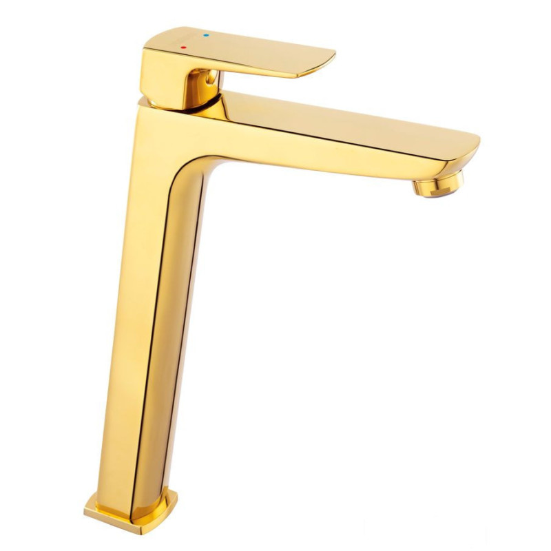 VITTO VL bateria umywalkowa nablatowa, złota Vitto Gold Verdeline Ferro (BVI2LVLG)