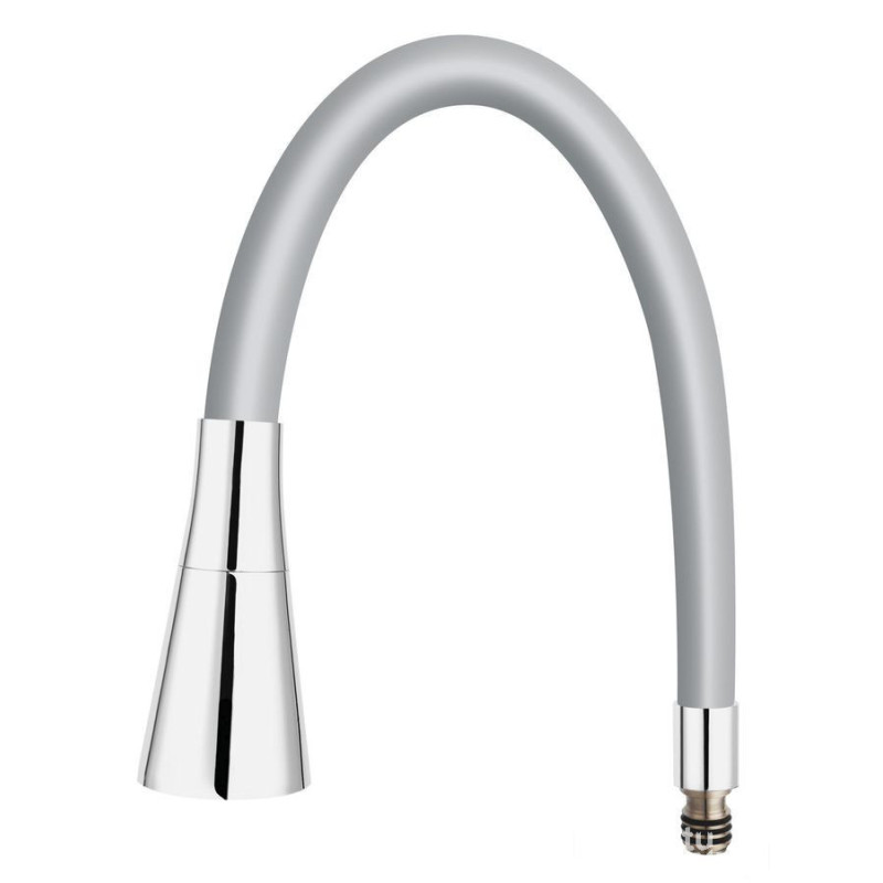 Wylewka Elastico II do baterii zlewozmywakowej, szara Elastico Ii Ferro (W101S-B)