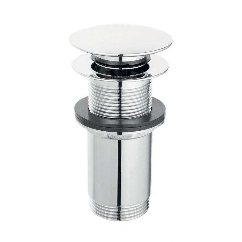 Zawór spustowy bez przelewu, click-clack, 5/4", wysoki, chrom Rotondo Ferro (S285-WBP)