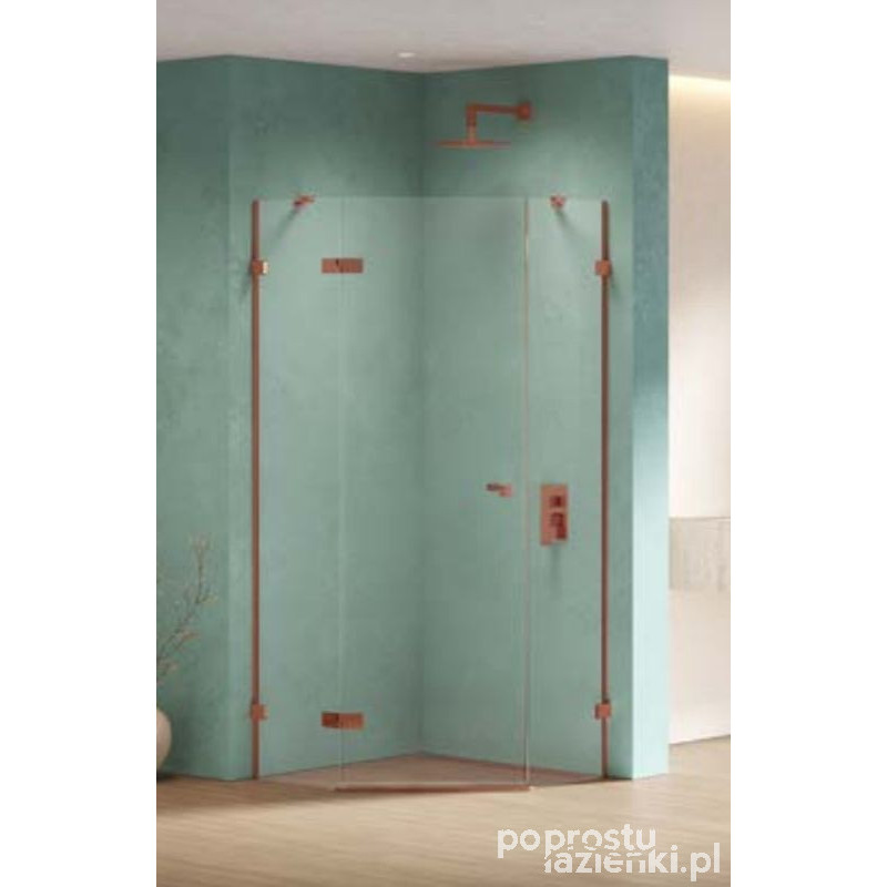 Kabina pięciokątna 90x90 Eventa Copper Shine New Trendy (EXK-6516)