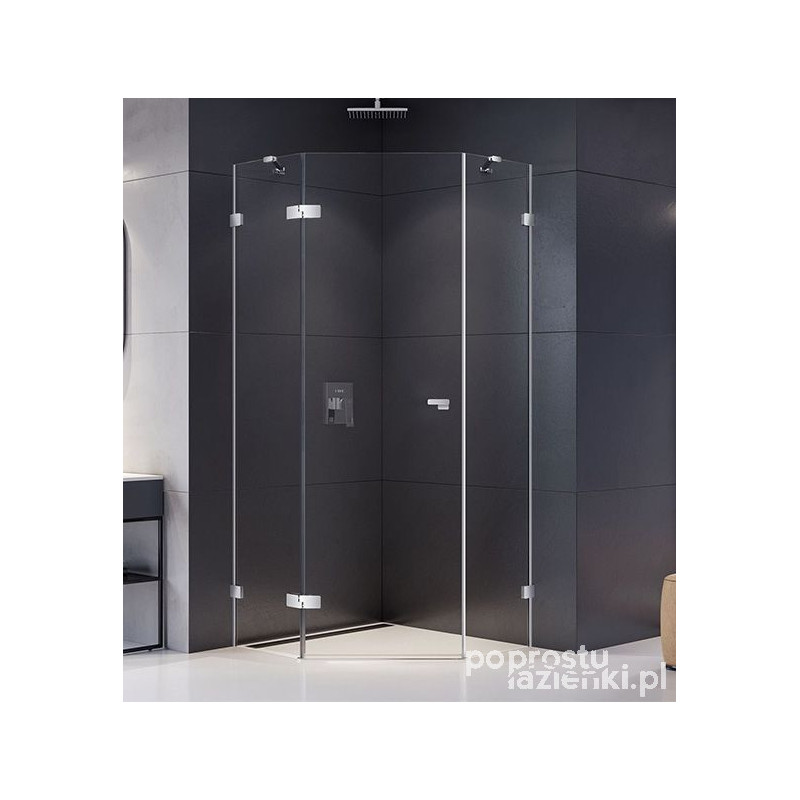 Kabina prysznicowa  pięciokątna 90x90 Eventa New Trendy (EXK-4613)