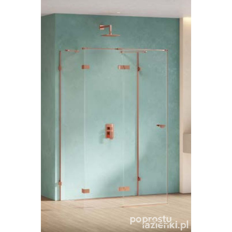 Kabina przyścienna 120x90 Eventa Copper Shine New Trendy (EXK-6493)