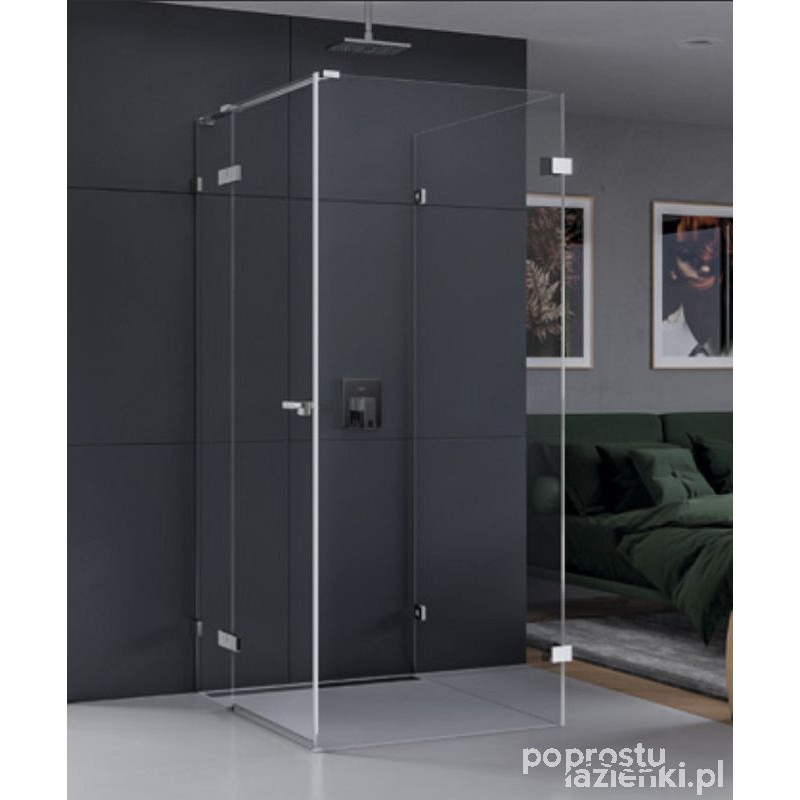 Kabina przyścienna 90x100 Eventa New Trendy (EXK-4609)