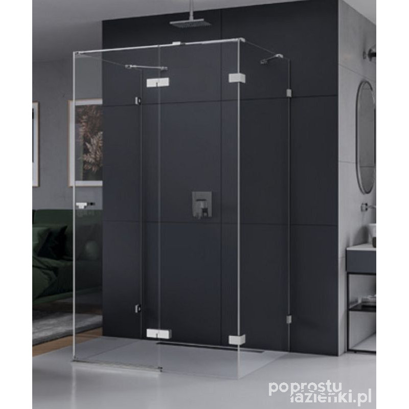 Kabina przyścienna 90x80 Eventa New Trendy (EXK-4578)