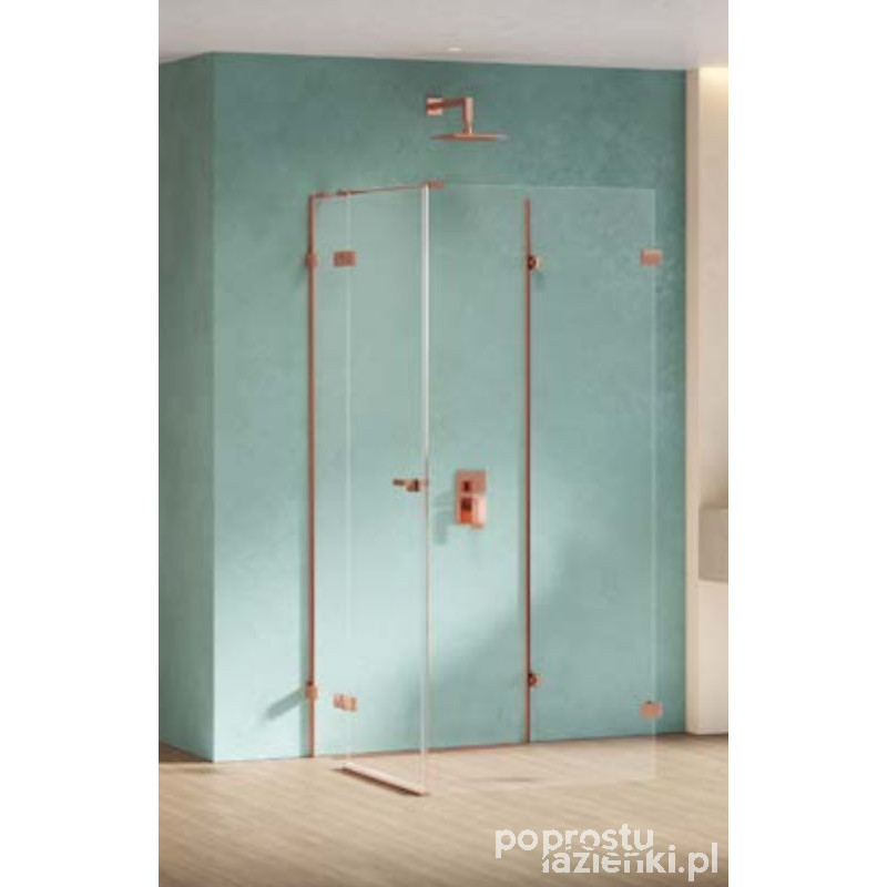 Kabina przyścienna 90x90 Eventa Copper Shine New Trendy (EXK-6506)