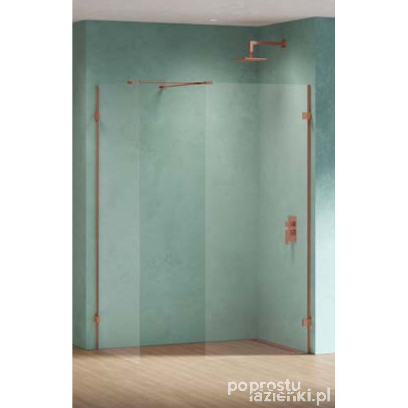 Kabina walk-in 120x80x200 Eventa Copper Shine New Trendy (EXK-6562)