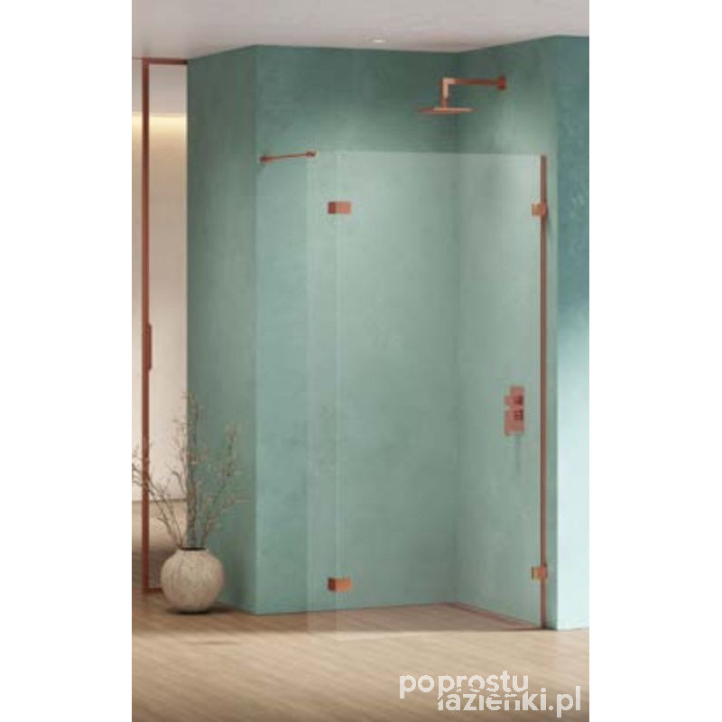 Kabina walk-in 90x43x200 Eventa Copper Shine New Trendy (EXK-6534 + EXK-6544)