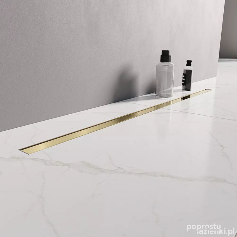 Odpływ liniowy 60 Visio Slim Gold New Trendy (OL-0071)