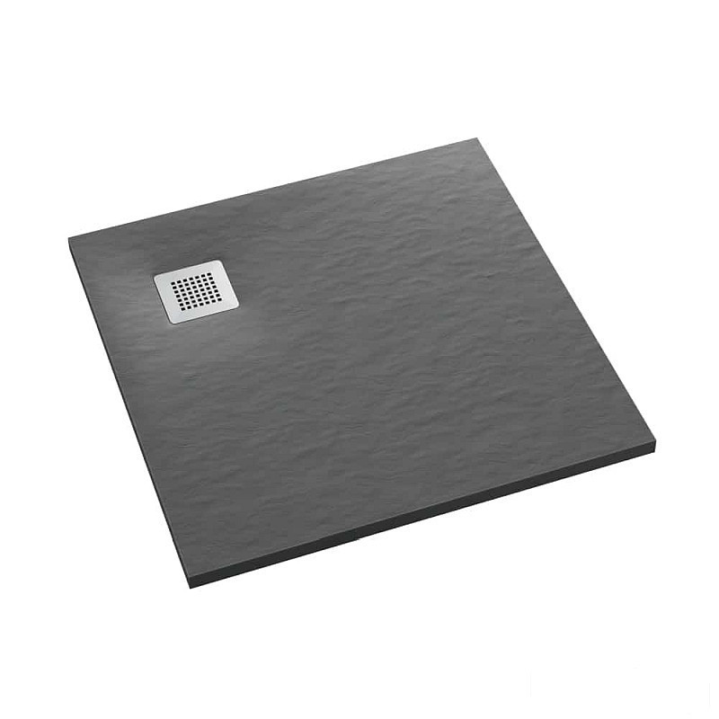 Brodzik kwadratowy 80x80 Kalait Grey Stone Schedpol (3.3100/S/ST-M2)