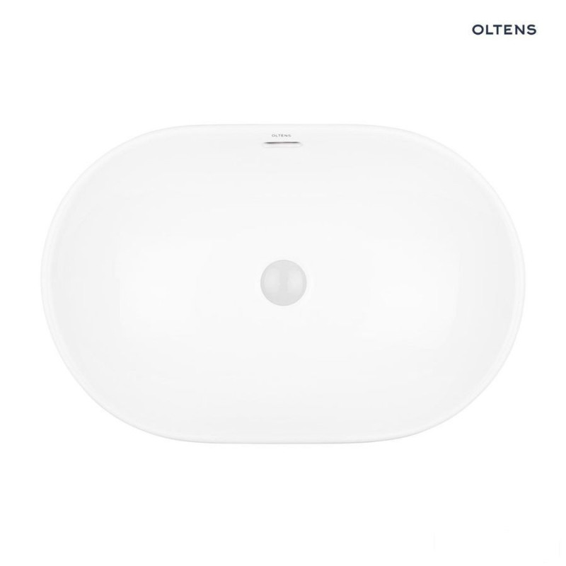 Umywalka 61x40 cm wpuszczana z powłoką SmartClean biała Tive Oltens (40823000)