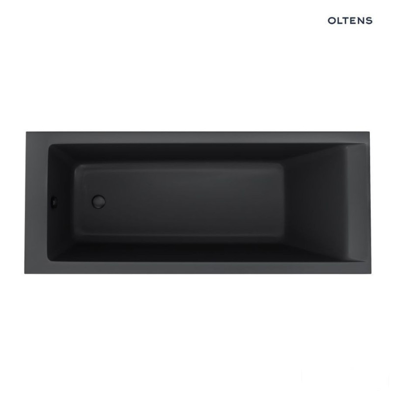 Wanna prostokątna 160x70 akrylowa czarny mat Langfoss Oltens (10003300)