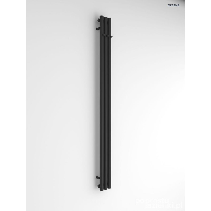 Grzejnik łazienkowy 180x15 cm czarny mat Stang Oltens (55011300)