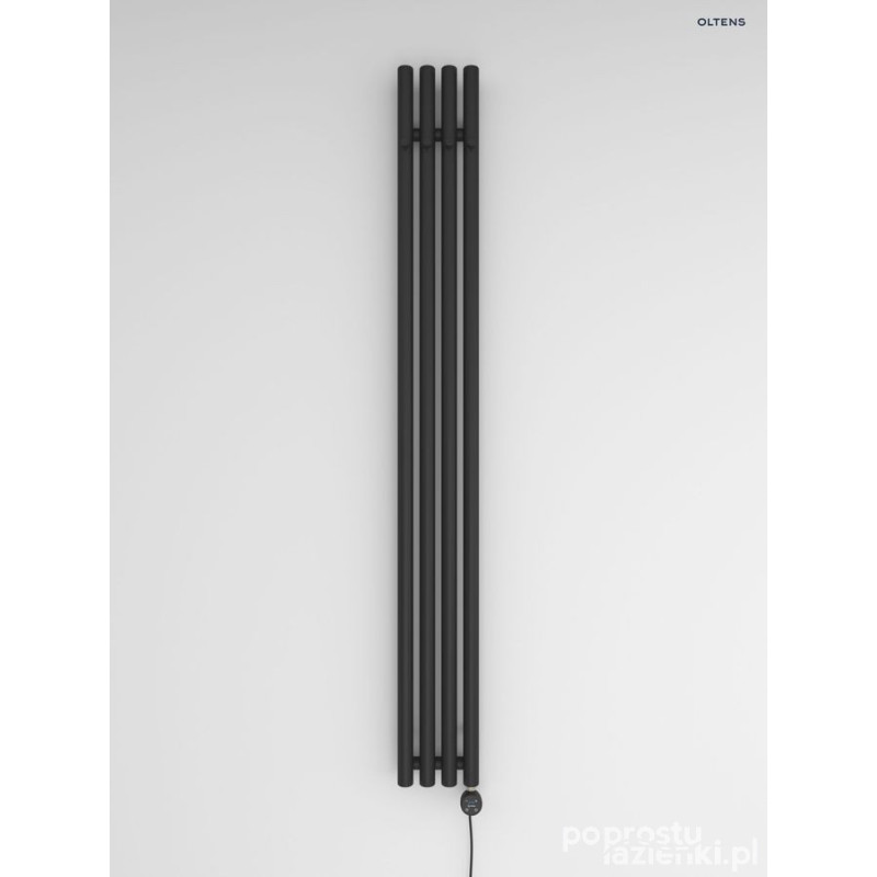 Grzejnik łazienkowy 180x20,5 cm elektryczny czarny mat Stang (e) Oltens (55112300)
