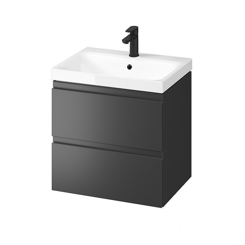 Szafka z umywalką 60 antracyt Moduo Cersanit (S801-483)