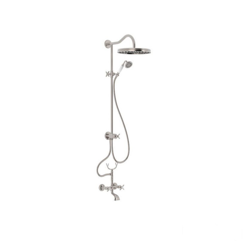Bateria wannowa stal Clasic Tres (24217602AC)
