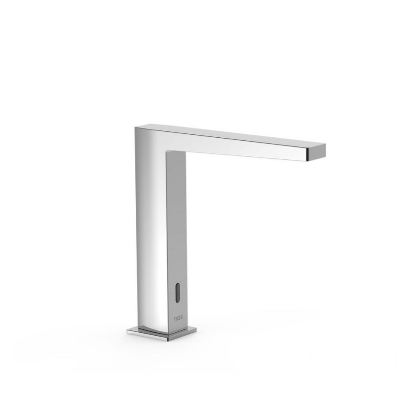 Bateria umywalkowa elektroniczna z systemem mieszania chrom Slim Tres (20261320)