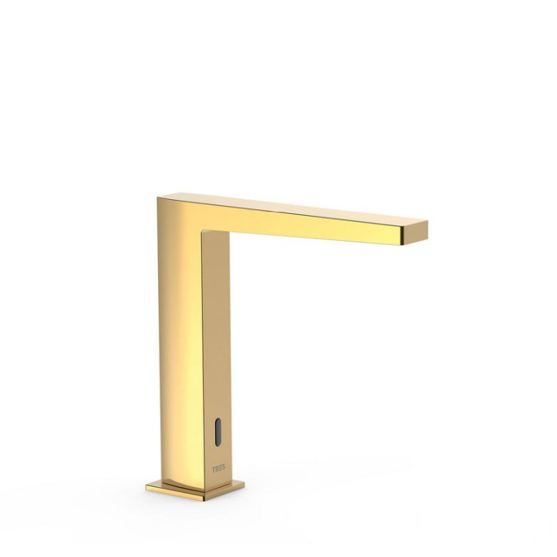 Bateria umywalkowa elektroniczna złota Slim Tres (20261310OR)
