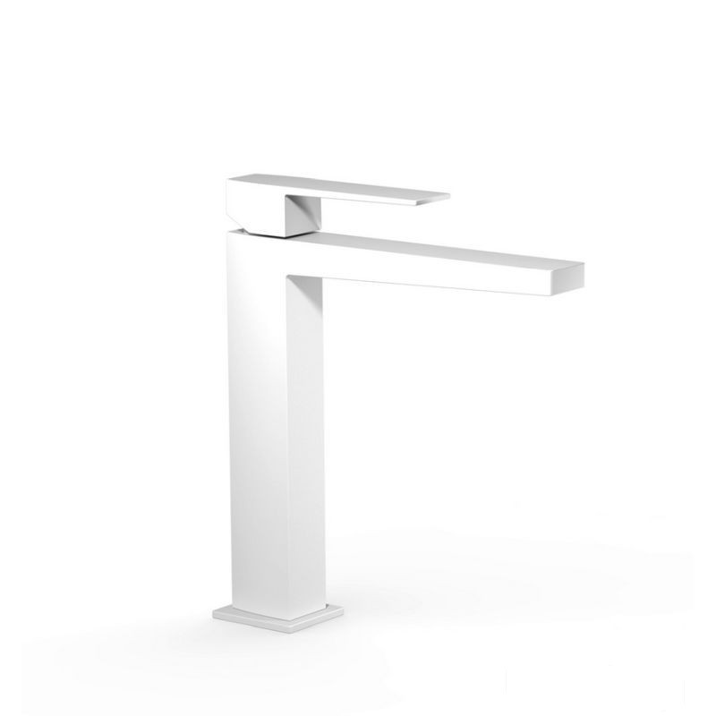 Bateria umywalkowa wysoka biały mat Slim Tres (20210303BM)