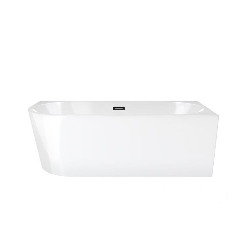 Wanna wolnostojąca 160 Intero prawa E-230L z wykończeniem czarnym Corsan (649391)