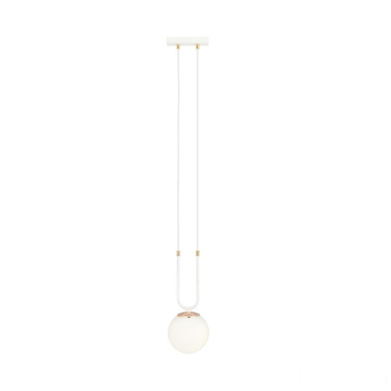 Lampa wisząca Glam 1 White/opal Emibig (1115/1)