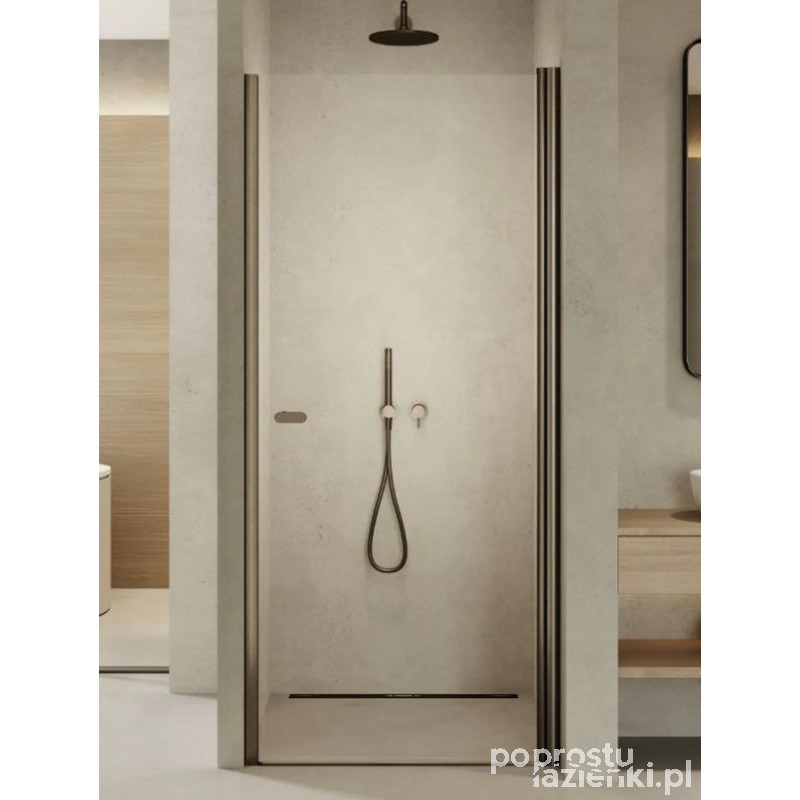 Drzwi wnękowe 90 New Soleo Gunmetal Brushed New Trendy (D-0530A)