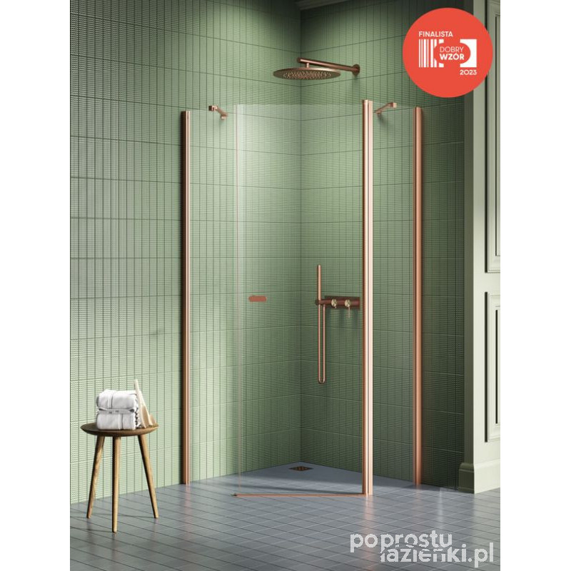 Kabina pięciokątna 90x90 New Soleo Copper Brushed New Trendy (K-1701)