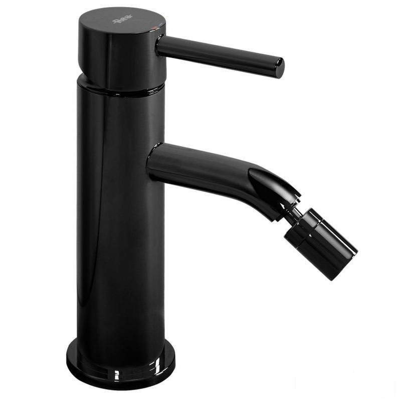 Bateria bidetowa Lungo Czarna Metaliczna Rea (REA-B0665)