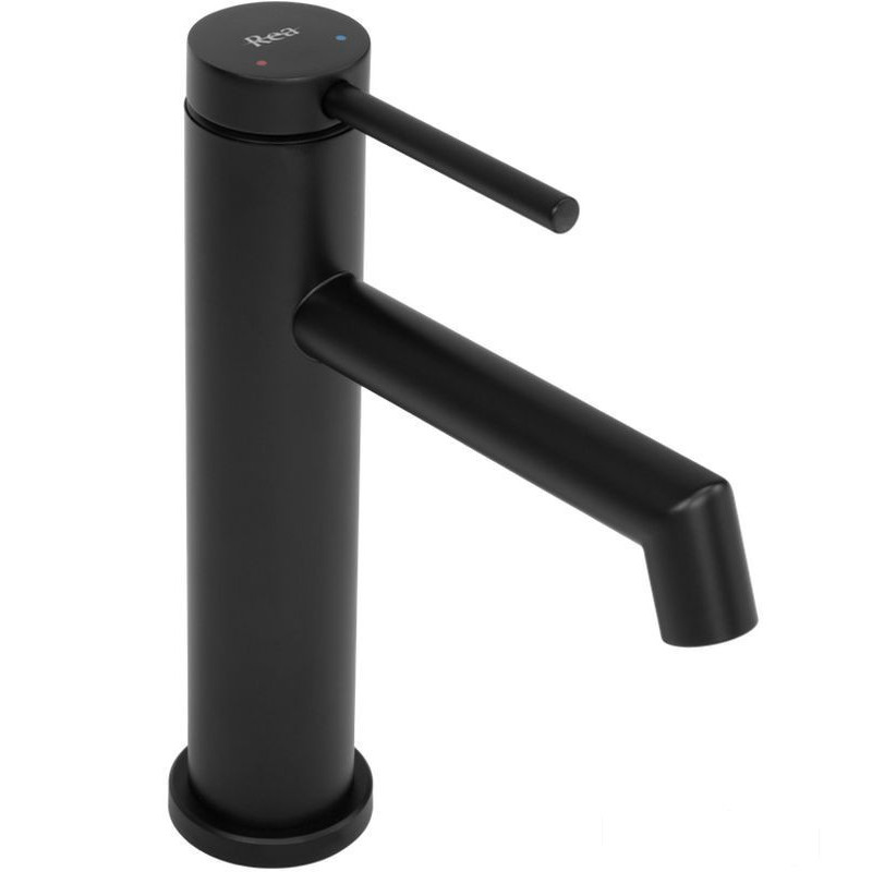 Bateria umywalkowa czarna niska Foss Rea (REA-B5317)