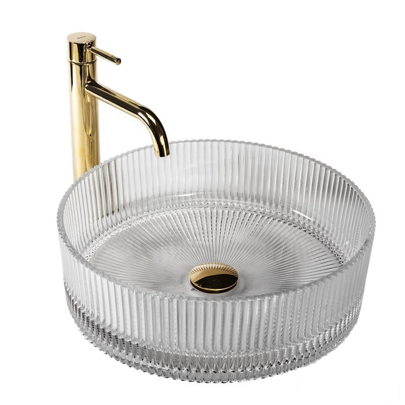 Umywalka nablatowa Ingrid Transparent Rea (REA-U0278)