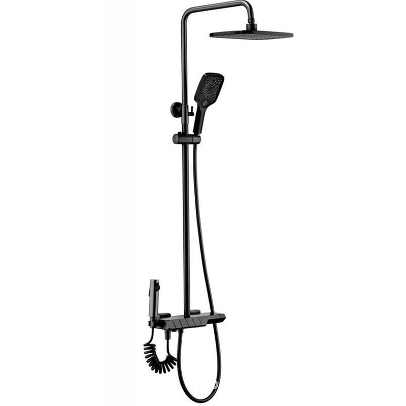 Zestaw natryskowy termostat Rob Black Rea (REA-P6627)