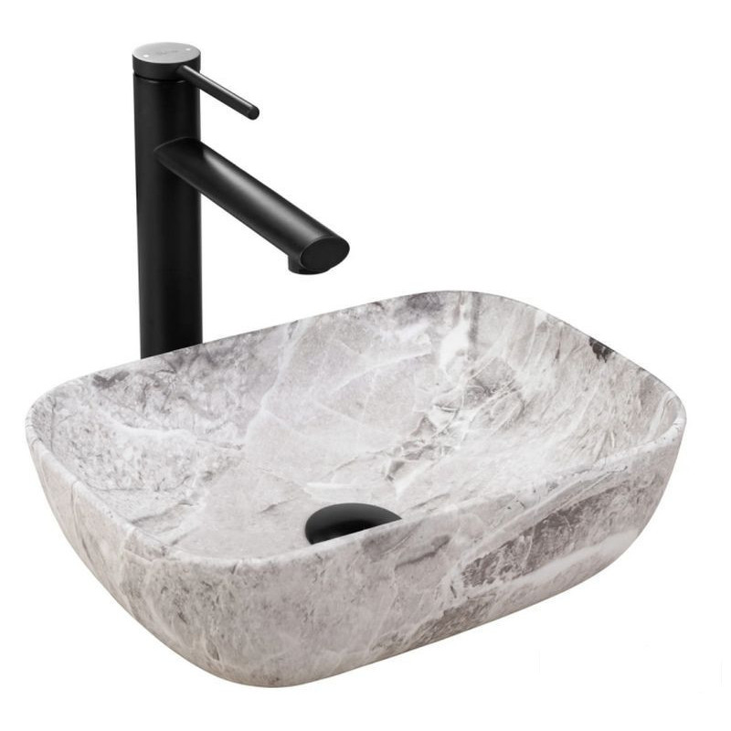 Umywalka nablatowa Belinda Mini Stone Matt Rea (REA-U3321)