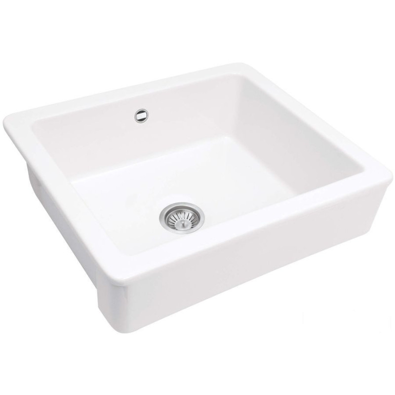 Zlewozmywak ceramiczny 1-komorowy Sabor Deante (ZCB 610H)