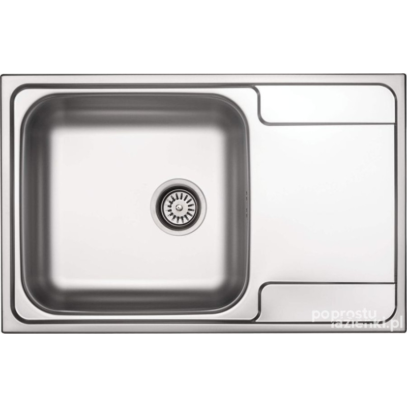 Zlewozmywak stalowy 1-komorowy z ociekaczem Soul Deante (ZEO 011C)