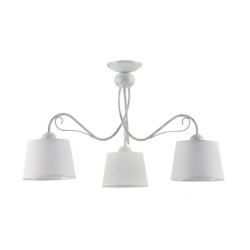 3-punktowa plafon biała...