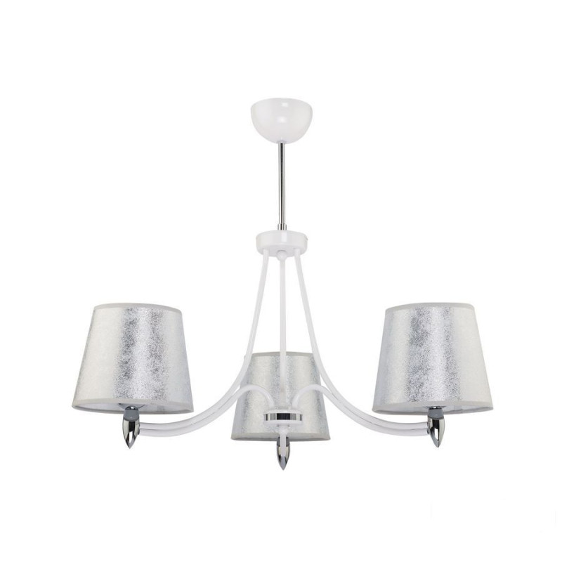 3-punktowy żyrandol biały Oskar Jupiter (OR 3 bi)