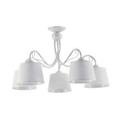 5-punktowa plafon biała...