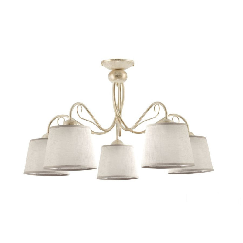 5-punktowa plafon ecru Kamelia Jupiter (KM 5 PE)