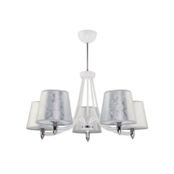 5-punktowy żyrandol biały...