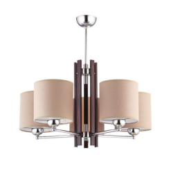 Duży żyrandol chromowany...