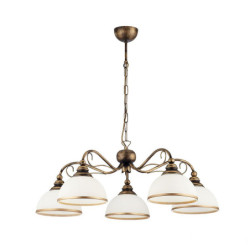 Duży żyrandol klosz...