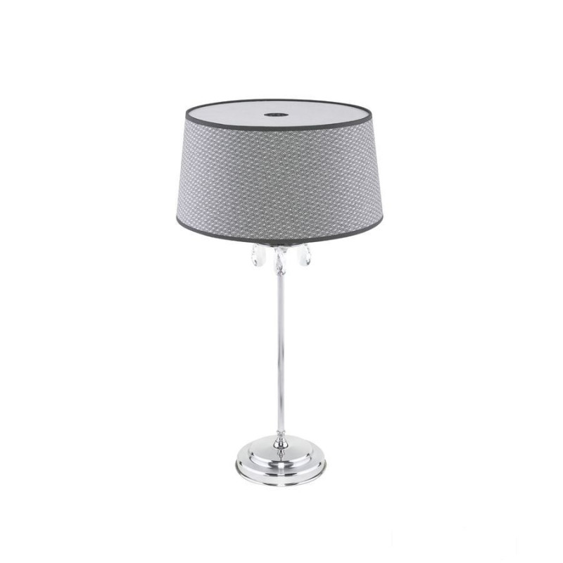 Klasyczna chromowana lampa gabinetowa abażur Egida Jupiter (EG G CH)