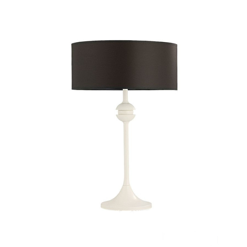 Klasyczna lampa gabinetowa biała Kaszmir Jupiter (KS L bi)