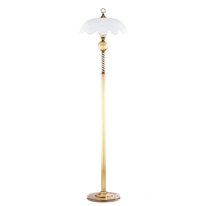 Klasyczna lampa podłogowa patynowana Jupiter (JP)