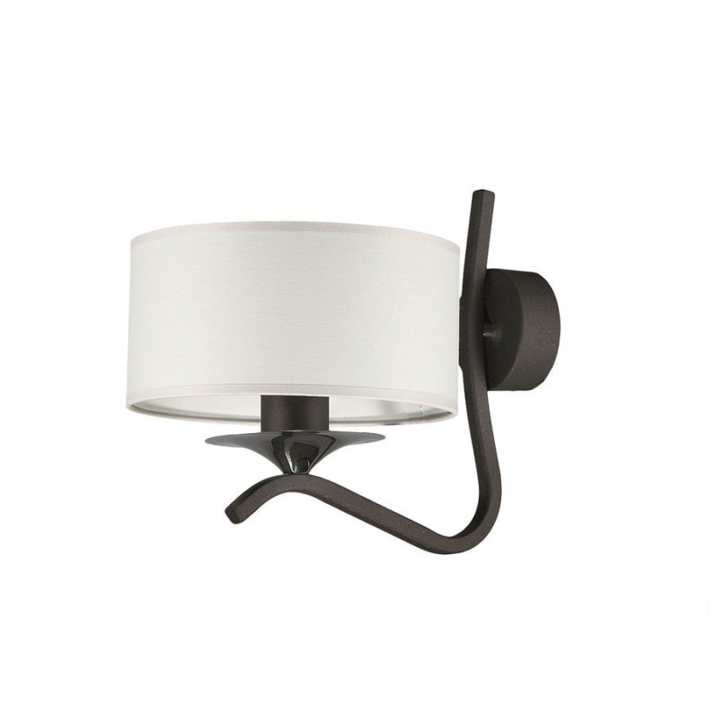 Klasyczny kinkiet 1-punktowy grafitowy Kaszmir Jupiter (KS K g)