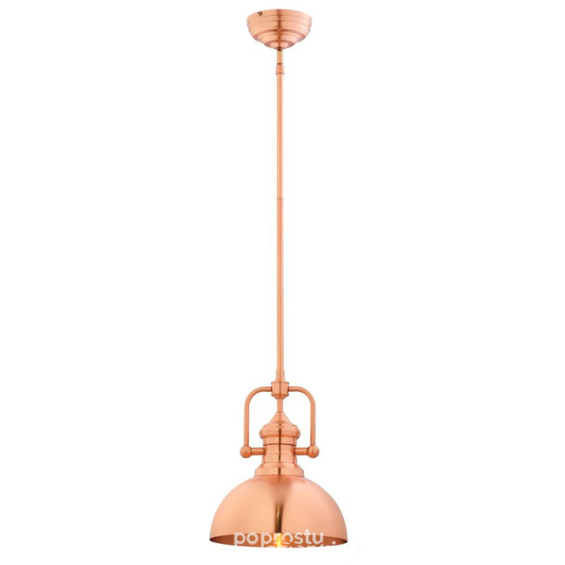 Klasyczny żyrandol 1-punktowy miedziowany Platino Jupiter (PT 1 mi)