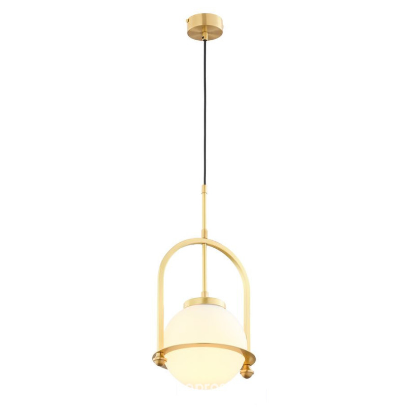 Lampa 1-punktowa mosiądz czerń Rosso Jupiter (RO 1 ms)