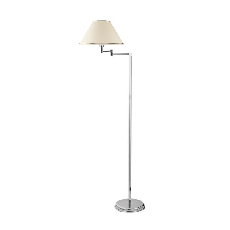 Lampa podłogowa srebrna łamana chromowana Begamo Jupiter (BG P Ł CH)